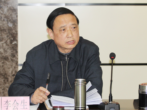 华亿(中国)一站式服务平台党委副书记李会生讲话